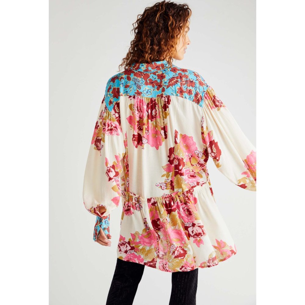 NWT Free People Brunch A Bunch Top / Light Combo - Picture 2 of 5